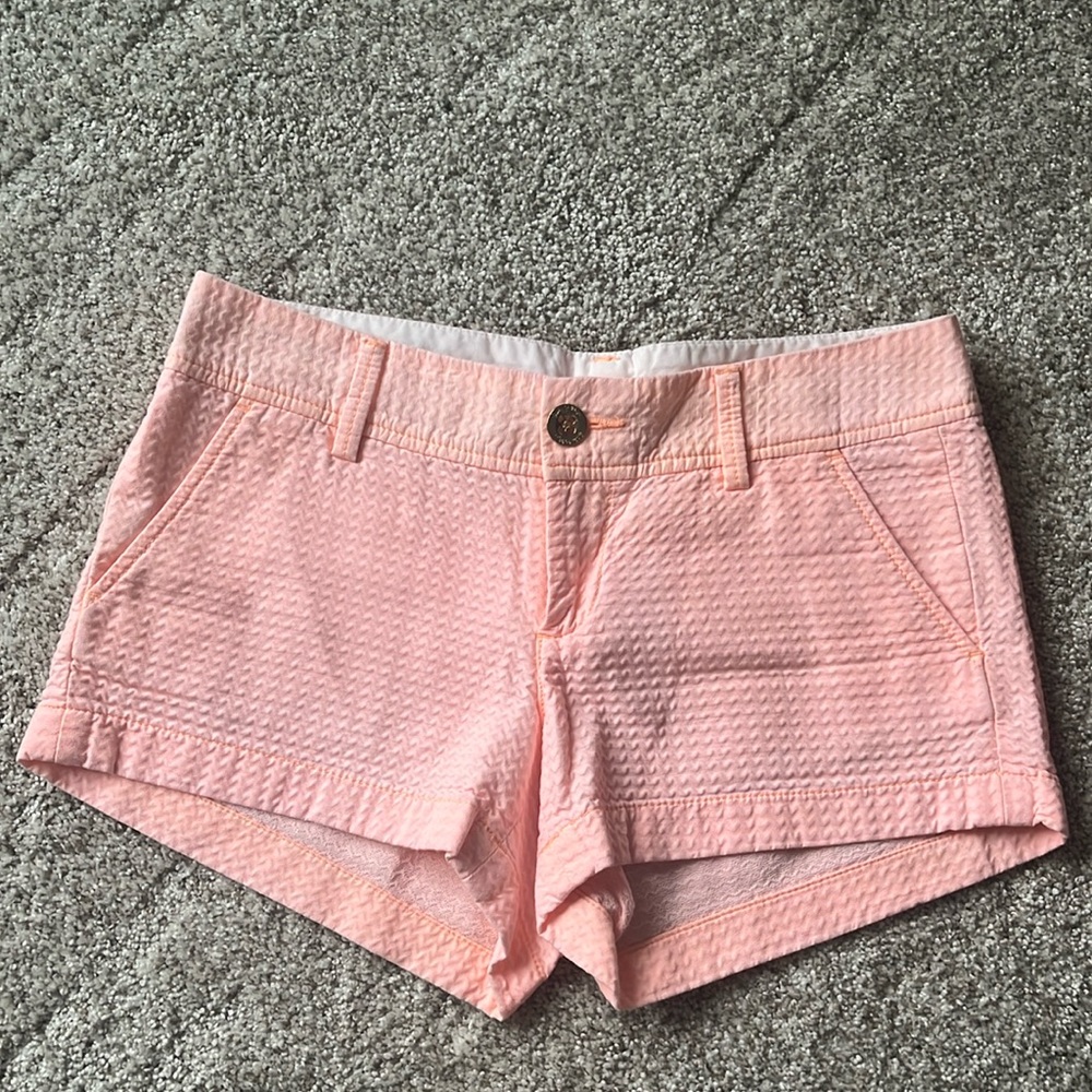 Lilly Pulitzer coral short 0